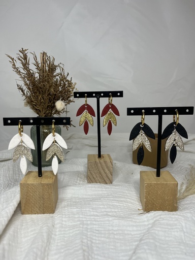 Pampilles Pendantes feuilles